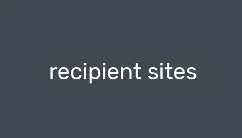 Recipient Sites
